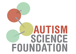 Autism Science Foundation Logo which includes dots onnected by lines