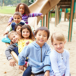 Kids on playground