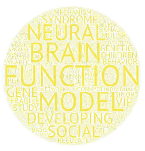 Word cloud representing themes in Question 2 project titles.