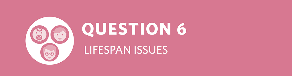 Strategic Plan Question 6 Lifespan Issues