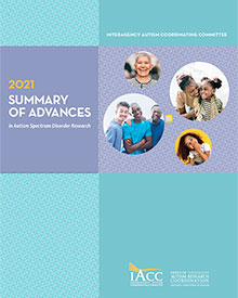 photo of 2021 Summary of Advances Cover which includes those words
