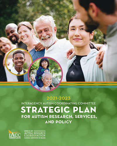 photo of 2023 IACC Strategic Plan Cover, which includes those words